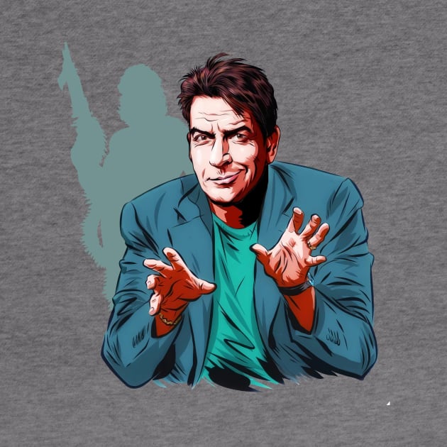 Charlie Sheen - An illustration by Paul Cemmick by fancyjan